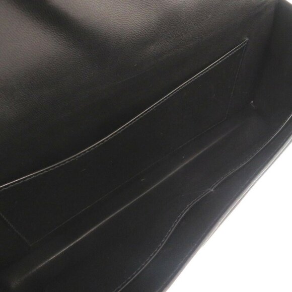 HERMES Napoleon Box Calf Black Shoulder Bag - Picture 6 of 9